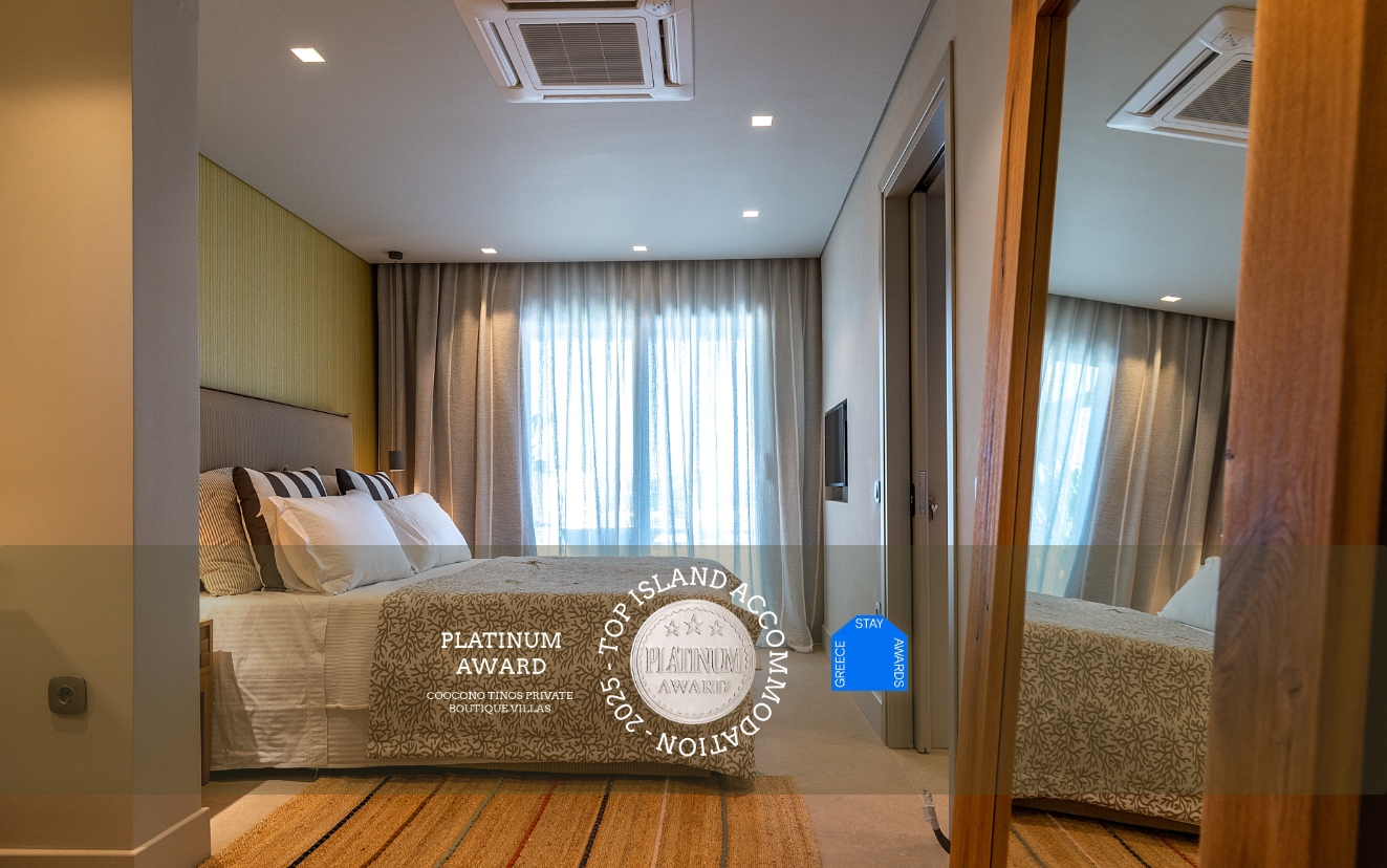 Coocono-Tinos-Private-Boutique-Villas-Pool - Suite-Platinum-Award 2